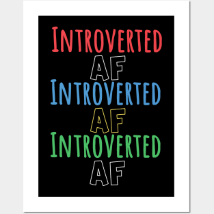 introverted af Posters and Art